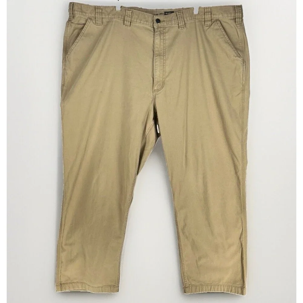 Carhartt Men’s Pants 50x32 Rugged Flex Relaxed Fit Pockets Khaki 13